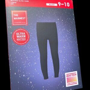 UNIQLO Heattech Ultra Warm Leggings Kids Black Japan Technology